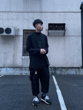 「oqLiq（オークリック）のアイテム（アクセサリー）」を使った、BIn_さん（メンズ・180cm）の秋コーディネート