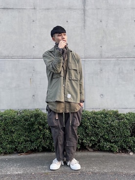 「Article Number（アーティクル ナンバー）のアイテム」を使った、BIn_さん（メンズ・180cm）の冬コーディネート