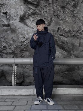 「Article Number（アーティクル ナンバー）のアイテム」を使った、BIn_さん（メンズ・180cm）の冬コーディネート