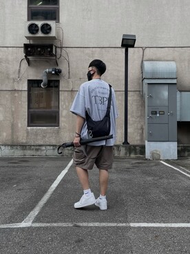「アイテム（メッセンジャーバッグ）」を使った、BIn_さん（メンズ・180cm・20代）の夏コーディネート