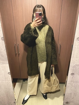 「BONAPETIT（ボナペティー）のアイテム」を使った、Nono0325🐈‍⬛さん（レディース・172cm）の冬コーディネート