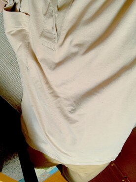 「UNIQLO（ユニクロ）のオーバーサイズジャージーポロシャツ（半袖）（ポロシャツ、ベージュ系）」を使った、Kazuki  Teraokaさん（メンズ・169cm）の夏コーディネート