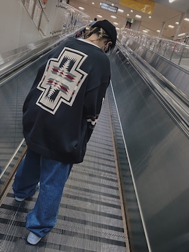 「CPCM」｜「アイテム（ニットキャップ/ビーニー）」を使った、naaaさん（レディース・157cm）の冬コーディネート