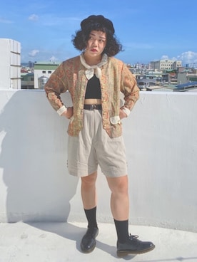 「planet（planet）のアイテム」を使った、酸さん（レディース・163cm）の秋コーディネート