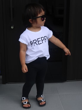 「Nest（-）のアイテム」を使った、りのちゃんさん（キッズ・80cm）の夏コーディネート