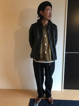 「Varde77（バルデセブンティセブン）のアイテム（ジャケット/アウター）」を使った、kazu570123さん（メンズ・180cm）の春コーディネート