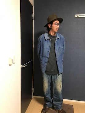 「HERCULES（ヘラクレス）のアイテム」を使った、kazu570123さん（メンズ・180cm）の冬コーディネート