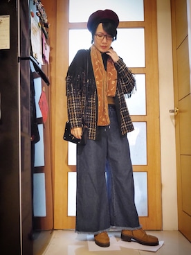 「PULL&BEAR（プルアンドベア）のアイテム（ジャケット/アウター）」を使った、林娃娃さん（レディース・166cm）の冬コーディネート