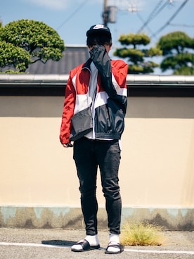 「NIKEACG」｜「アイテム（ナイロンジャケット）」を使った、Kojiさん（メンズ・171cm）の夏コーディネート