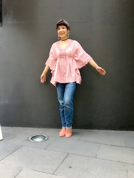 「#オトナカジュアル」｜「アイテム（アクセサリー）」を使った、happachinさん（レディース・164cm）の夏コーディネート