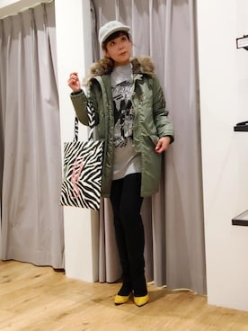 happachinさん（レディース・164cm）の冬コーディネート