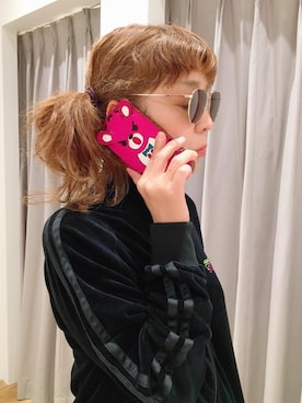 「コラボレーション」｜「アイテム（PC・スマホグッズ/家電）」を使った、happachinさん（レディース・164cm）の夏コーディネート