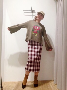 「トマトバード」｜happachinさん（レディース・164cm）の夏コーディネート