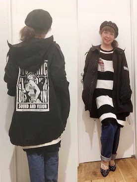 「パンクコーデ」｜「アイテム（ワンピース/ドレス）」を使った、happachinさん（レディース・164cm）の秋コーディネート
