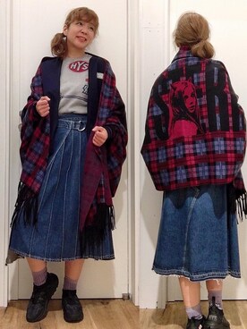 「アイテム（ジャージ）」を使った、happachinさん（レディース・164cm）の秋コーディネート