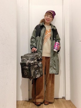 「コラボレーション」｜「アイテム（食器/キッチン）」を使った、happachinさん（レディース・164cm）の秋コーディネート