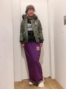 happachinさん（レディース・164cm）の冬コーディネート