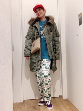 happachinさん（レディース・164cm）の冬コーディネート