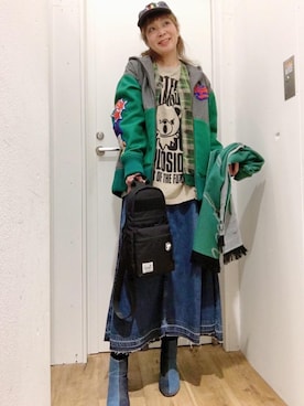 happachinさん（レディース・164cm）の冬コーディネート