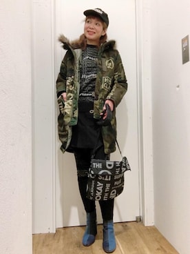 happachinさん（レディース・164cm）の冬コーディネート