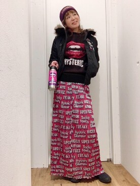「アイテム（グラス/マグカップ/タンブラー）」を使った、happachinさん（レディース・164cm）の冬コーディネート