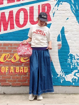 happachinさん（レディース・164cm）の夏コーディネート