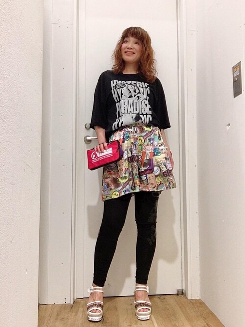 Hysteric Glamour福岡店happachinさんのレギンス スパッツを使ったコーディネート Zozotown