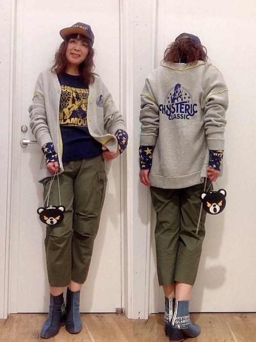 Happachin Hysteric Glamour福岡店 Hysteric Glamourのカーディガンを使ったコーディネート Wear