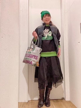 happachinさん（レディース・164cm）の冬コーディネート