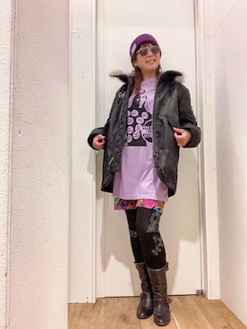 happachinさん（レディース・164cm）の冬コーディネート