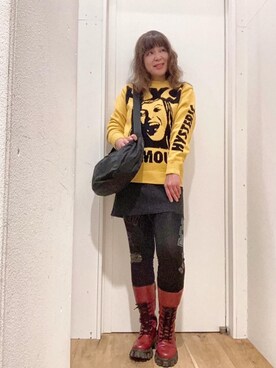 HYSTERIC GLAMOUR（ヒステリックグラマー）の「MAKE ME SMILE編込 プル 