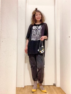 「ラフコーデ」｜「アイテム（雑貨/ホビー）」を使った、happachinさん（レディース・164cm）の春コーディネート