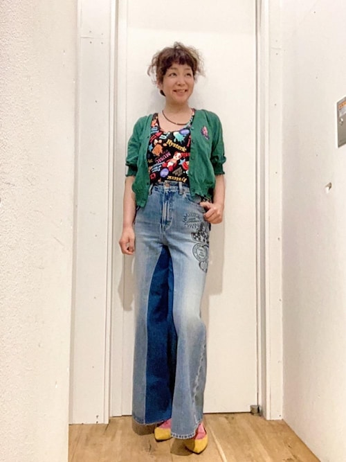 【美品♡】ヒステリックグラマー　ヒスガールストーン装飾タンクトップ　90s 美品♡希少】ヒステリックグラマー ヒスガールストーン装飾