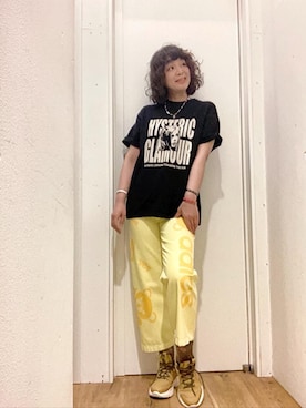 「HYSTERIC GLAMOUR（ヒステリックグラマー）のアイテム（雑貨/ホビー）」を使った、happachinさん（レディース・164cm）の夏コーディネート