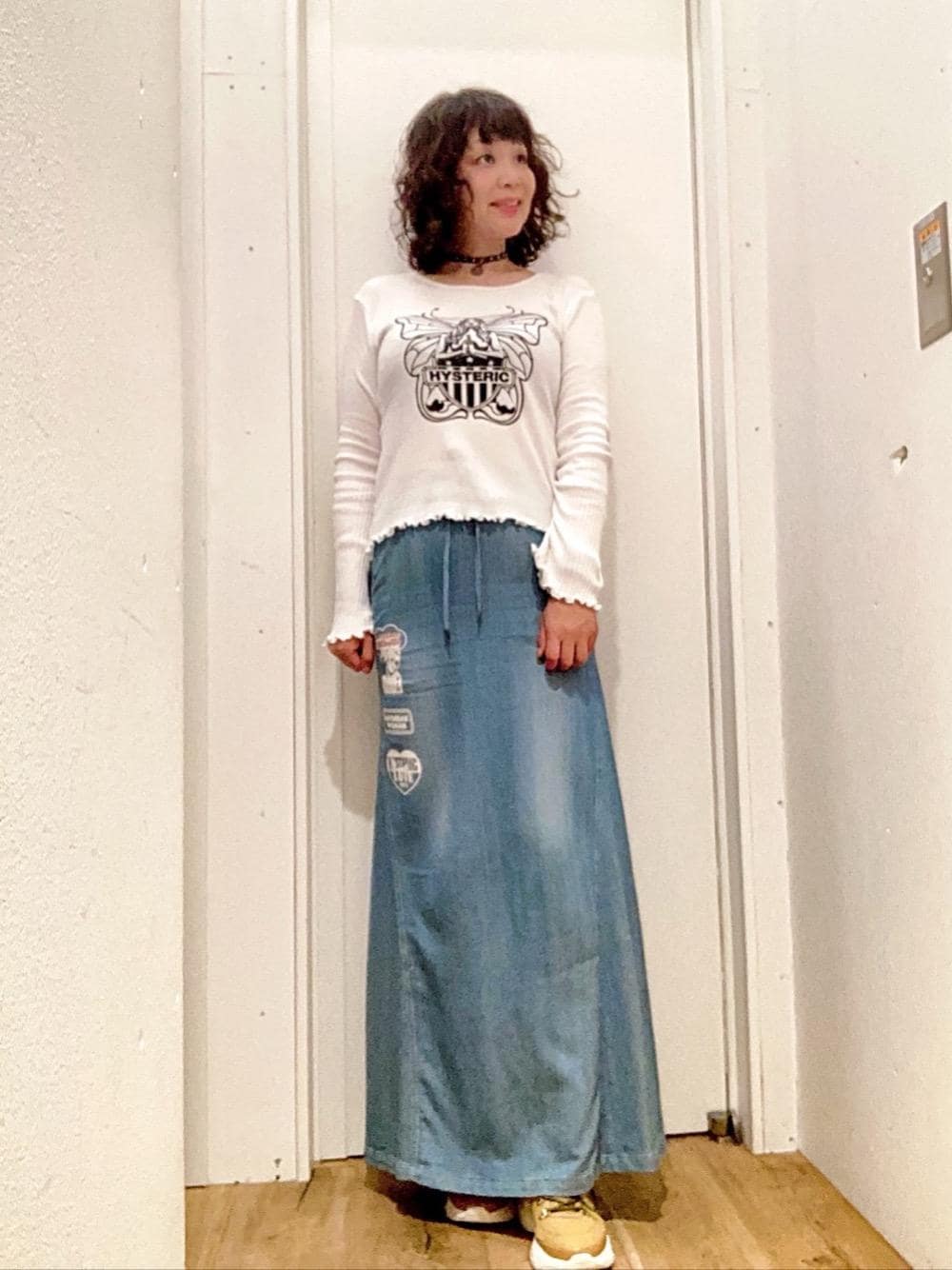 HYSTERIC DAYBREAK WOMAN ロングスカート HYSTERIC GLAMOUR（ヒステリックグラマー）の「DAYBREAK WOMAN