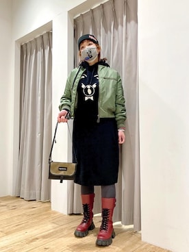 happachinさん（レディース・164cm）の冬コーディネート