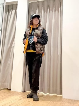 「らふこーで」｜「アイテム（キャップ）」を使った、happachinさん（レディース・164cm）の冬コーディネート