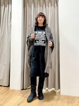 「でにむ」｜「アイテム（ワンピース/ドレス）」を使った、happachinさん（レディース・164cm）の冬コーディネート
