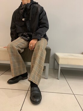 「B2nd」｜「アイテム（ナイロンジャケット）」を使った、yuya m さん（メンズ・163cm）の秋コーディネート