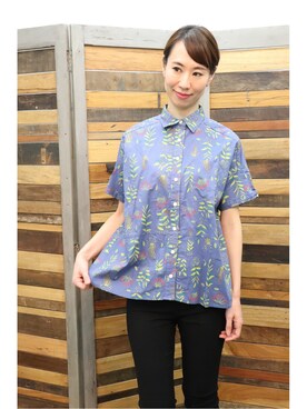 「植物柄」｜sandywearさん（レディース・165cm）の春コーディネート