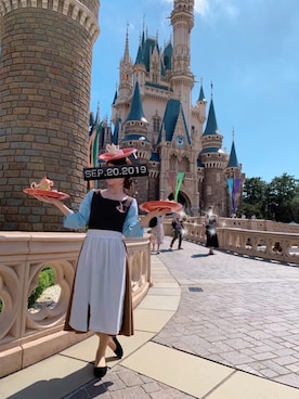 「TDL」｜kana.さん（レディース・153cm）の秋コーディネート