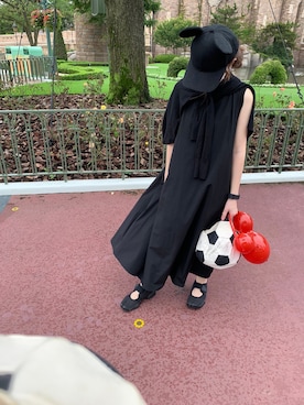 「TDL」｜kana.さん（レディース・153cm）の夏コーディネート