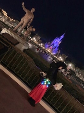 「TDL」｜kana.さん（レディース・153cm）の冬コーディネート