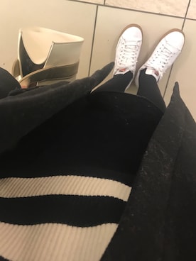「ショッピング」｜「アイテム（ノーカラージャケット）」を使った、マホロさん（レディース・159cm）の冬コーディネート
