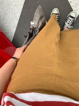 「アイラブCONVERSE」｜マホロさん（レディース・160cm）の夏コーディネート
