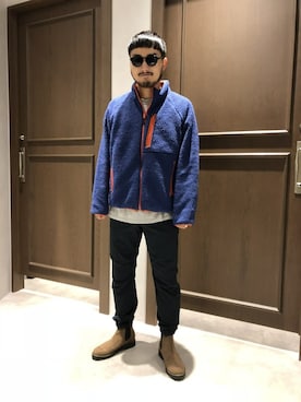 「RAGEBLUE（レイジブルー）のアイテム（その他シューズ）」を使った、林さん（メンズ・175cm）の秋コーディネート