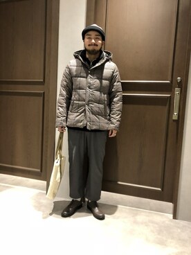 「ナカワタジャケット」｜林さん（メンズ・175cm）の冬コーディネート