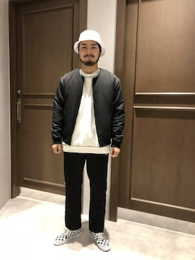 「RAGEBLUE（レイジブルー）のアイテム（その他アウター）」を使った、林さん（メンズ・175cm）の冬コーディネート