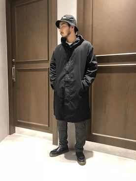 「RAGEBLUE（レイジブルー）のアイテム（ローファー）」を使った、林さん（メンズ・175cm）の春コーディネート