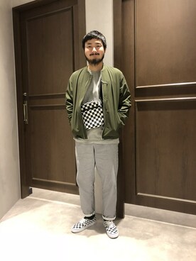 「VANS（バンズ）のアイテム（その他シューズ）」を使った、林さん（メンズ・175cm）の春コーディネート